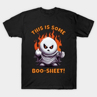 This Is Some Boo Sheet Funny Angry Ghost T-Shirt